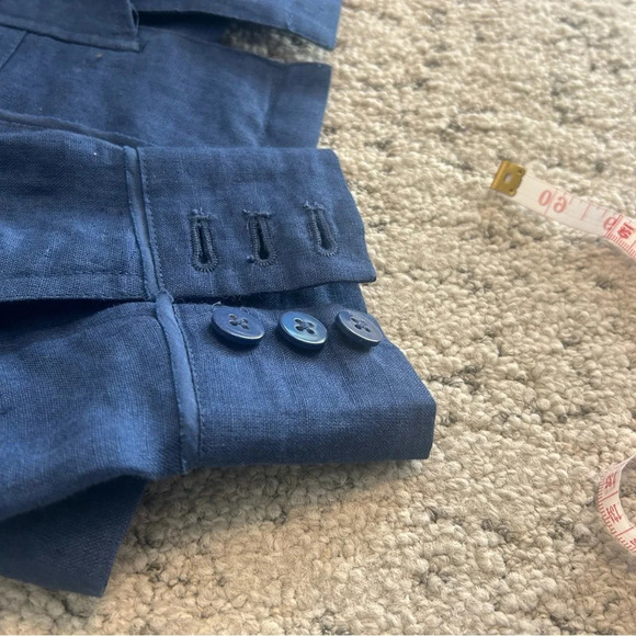 Coldwater Creek 100 percent linen blazer  6P - Picture 3 of 14